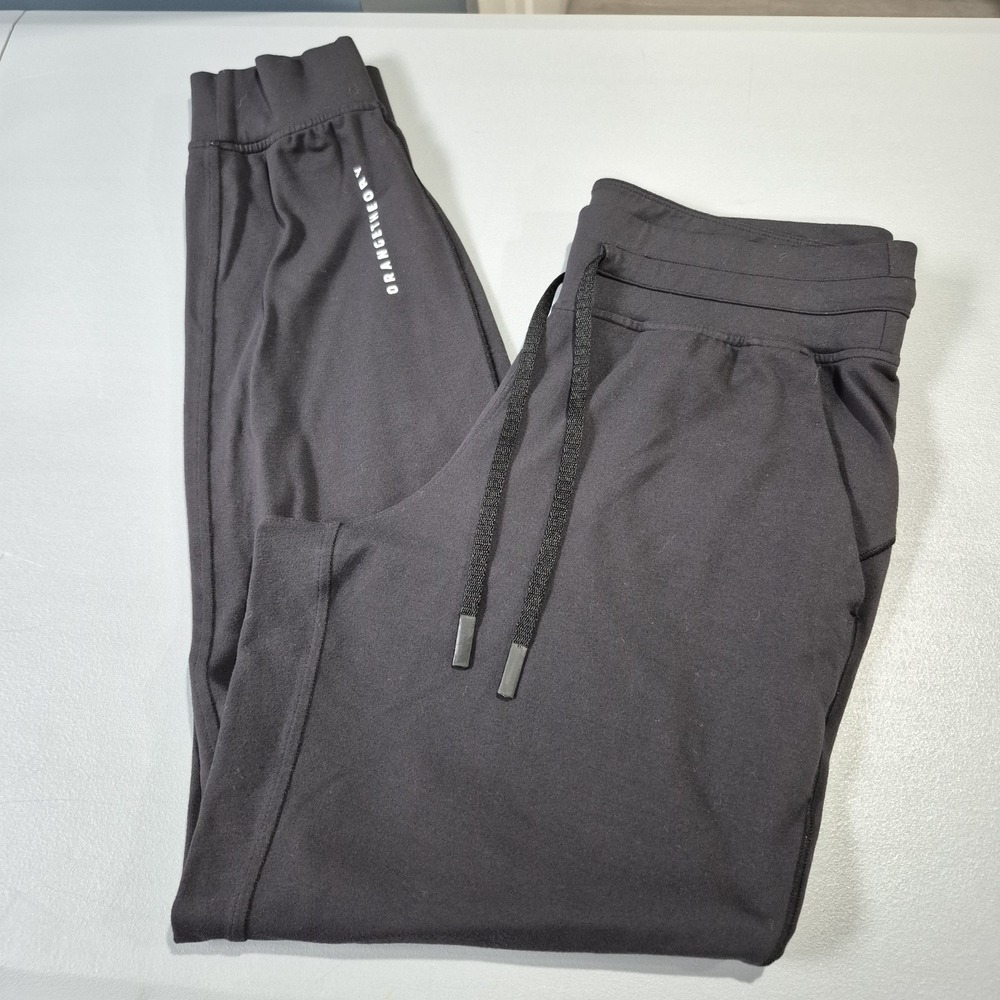 Lululemon Joggers Womens 8 Black Ready to Rulu Pant 29" Orange Theory Collab